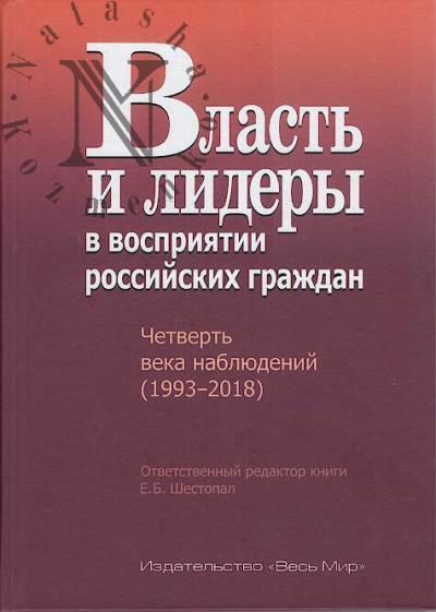 Vlast' i lidery v vospriiatii rossiiskikh grazhdan.