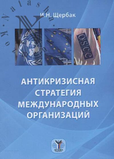Shcherbak I.N. Antikrizisnaia strategiia mezhdunarodnykh organizatsii