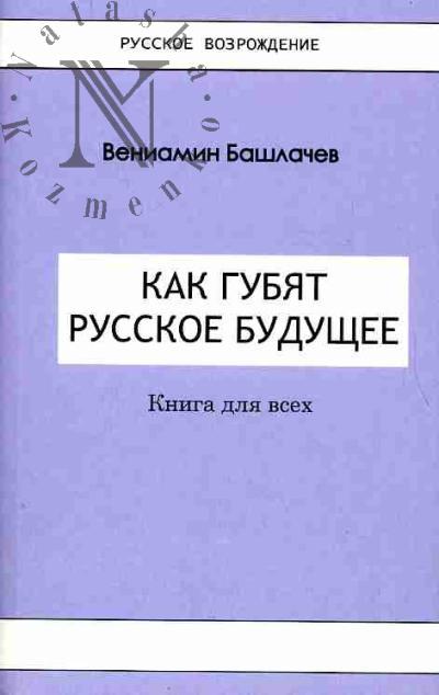 Bashlachev Veniamin. Kak gubiat russkoe budushchee: Kniga dlia vsekh